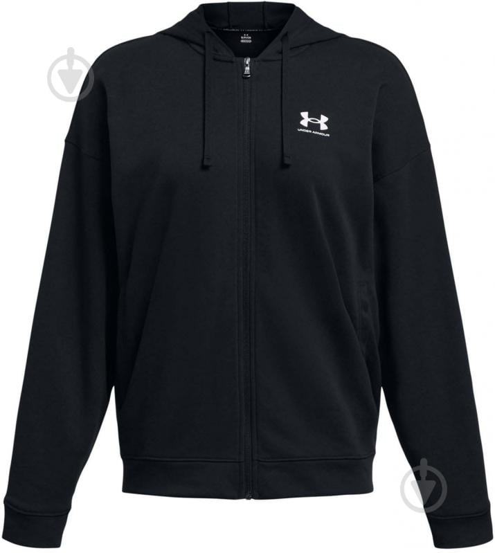 Джемпер Under Armour UA RIVAL TERRY OS FZ HOODED 1386043-001 р.XL черный - фото 3