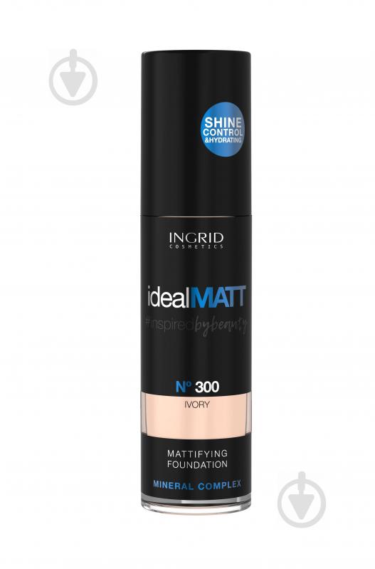 Крем тональний Ingrid Cosmetics Ideal Matt №300 Ivory 30 мл - фото 1