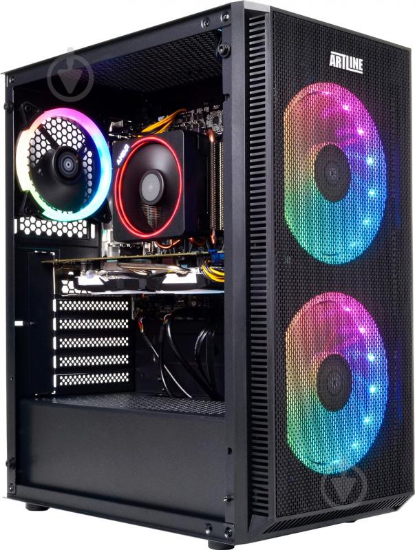 Компьютер персональный Artline Gaming X45 (X45v21) black - фото 4