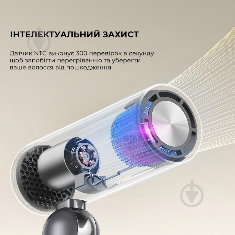 Фен DREAME Pocket Hair Dryer (AHD51) Grey - фото 13