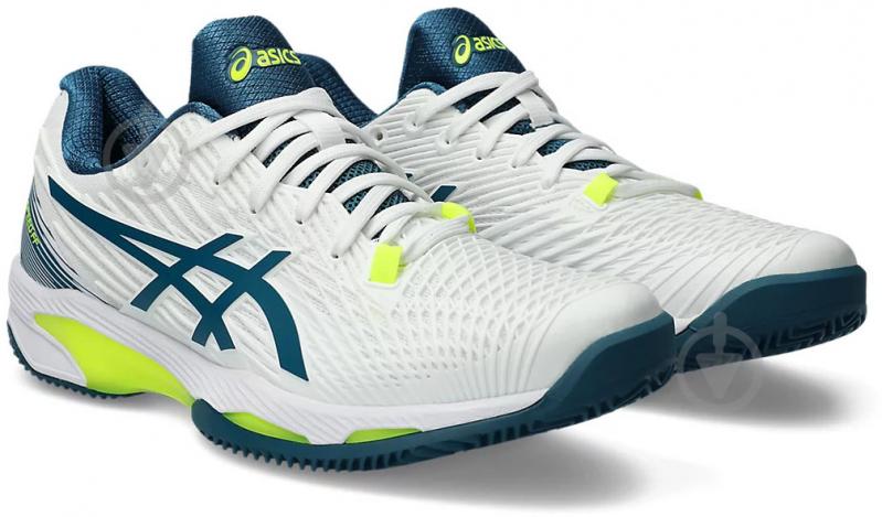 Кросівки чоловічі демісезонні Asics SOLUTION SPEED FF 2 CLAY 1041A187-102 р.44 білі - фото 3