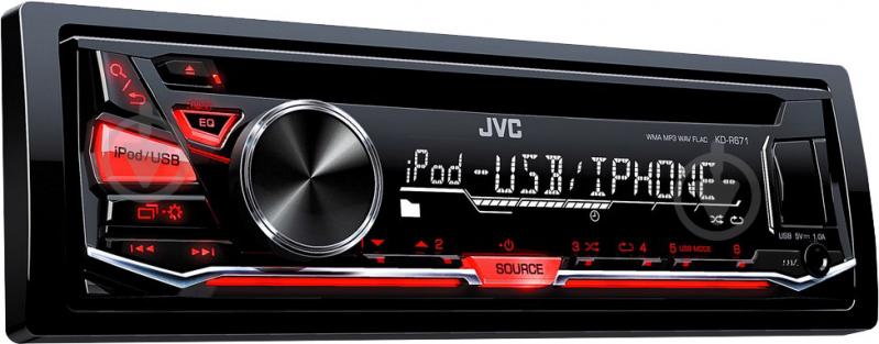 Автомагнітола JVC KD-R671 - фото 2