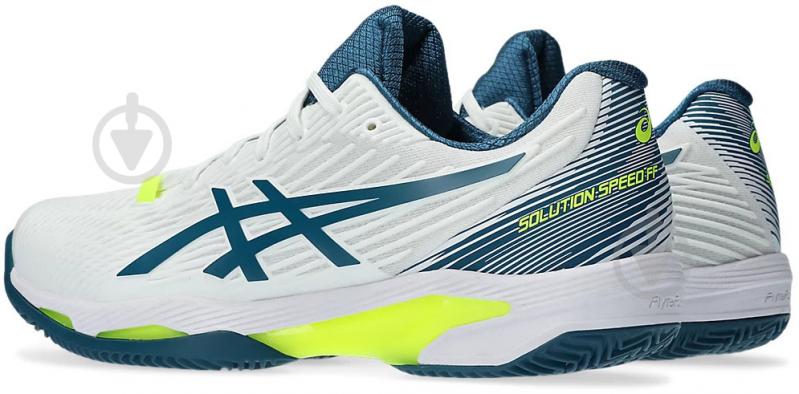 Кроссовки мужские демисезонные Asics SOLUTION SPEED FF 2 CLAY 1041A187-102 р.44,5 белые - фото 4