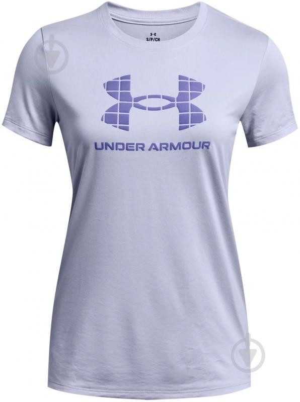 Футболка Under Armour UA TECH BL HD SS 1383091-539 р.XL блакитний - фото 3