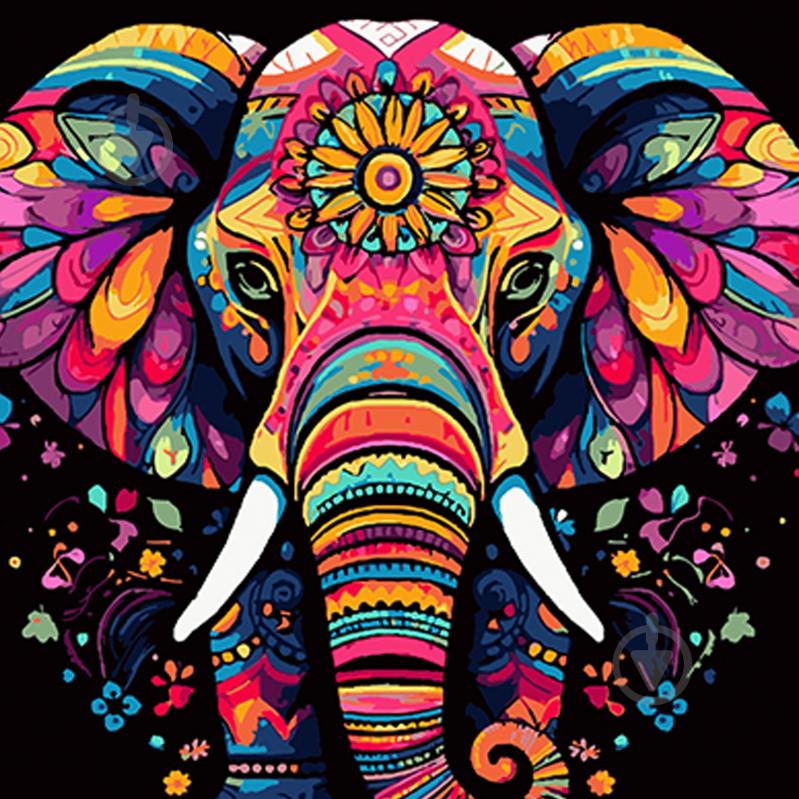 Набір для розпису за номерами Strateg на чорному фоні в асортименті 40х50 см - фото 5 Набір для розпису за номерами Strateg на чорному фоні в асортименті 40х50 см - фото 5