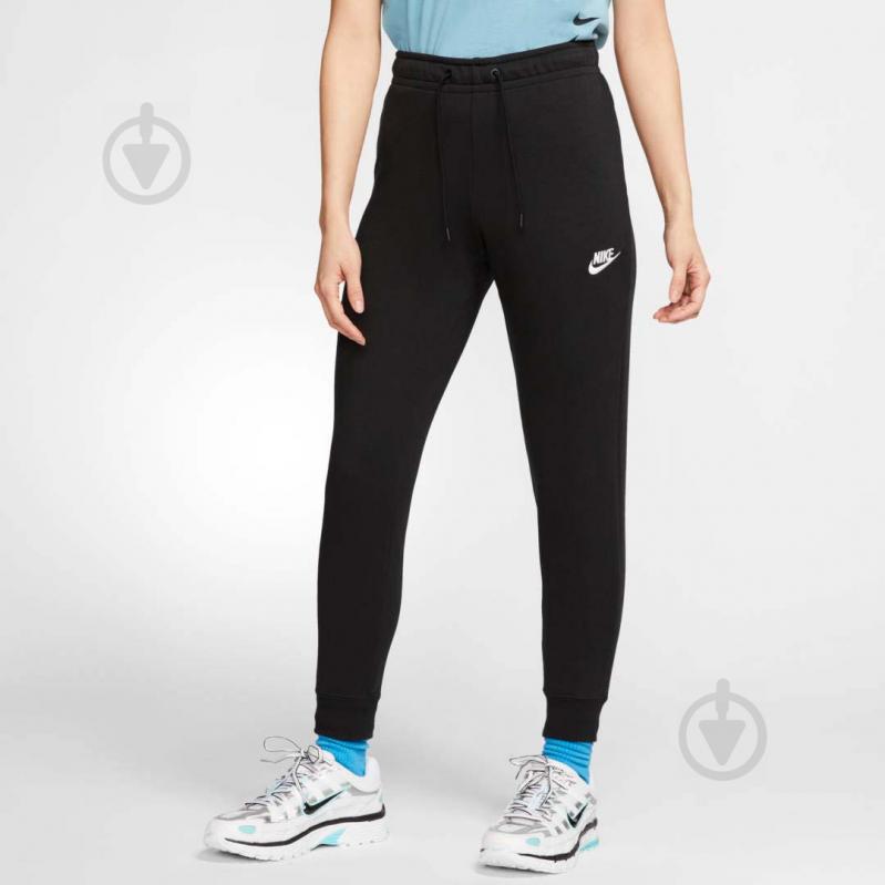 Брюки Nike W NSW ESSNTL PANT TIGHT FLC BV4099-010 р. 2XL черный - фото 4