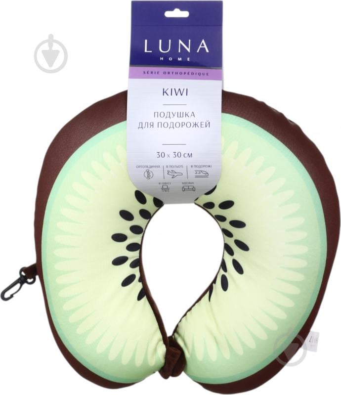 Подушка дорожня Kiwi Luna 30x30 см різнокольоровий - фото 2