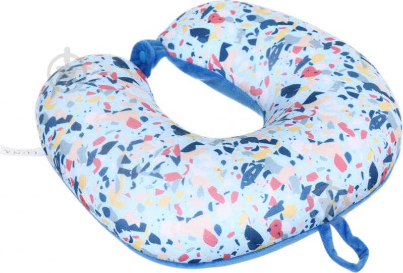 Подушка дорожня Confetti Blue Luna 30x30 см різнокольоровий - фото 6