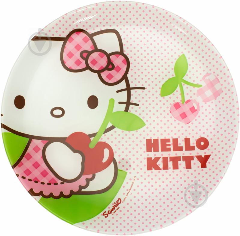 Тарілка десертна Disney Hello Kitty Cherries 20 см Luminarc Disney Luminarc - фото 1