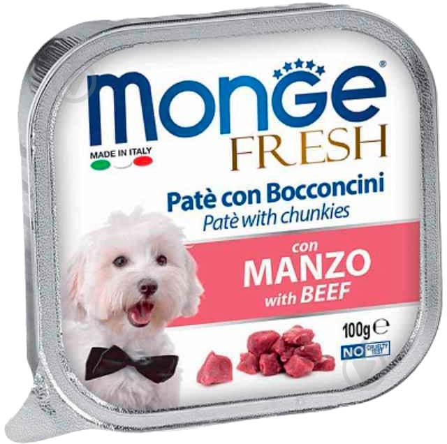 Корм влажный для всех пород Monge FRESH говядина (70013079) 100 г - фото 1