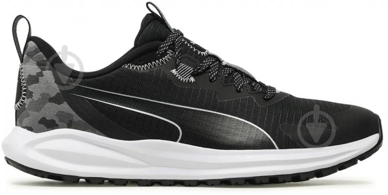 Кросівки чоловічі демісезонні Puma TWITCH RUNNER TRAIL WINTER 37708803 р.46 чорні - фото 1