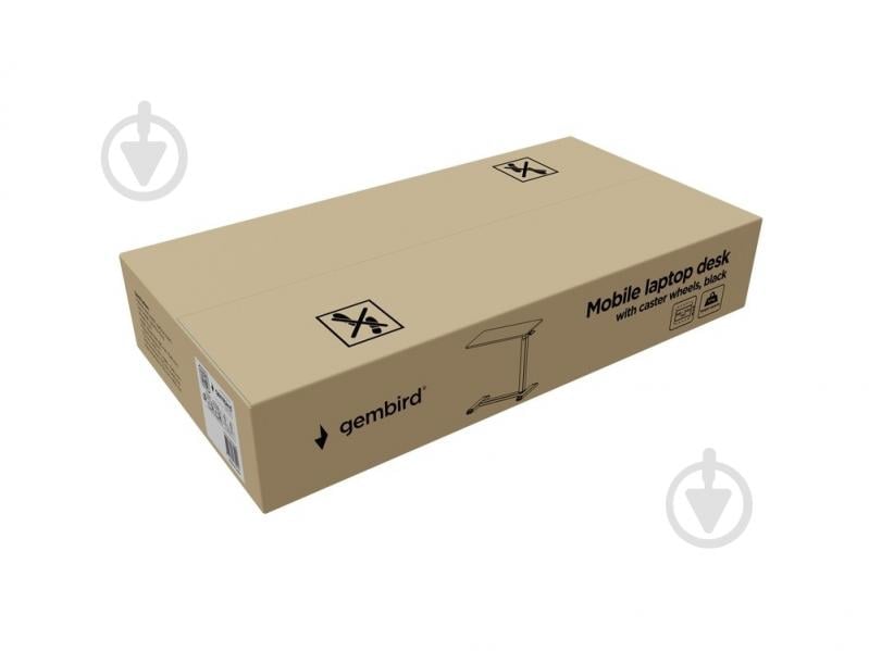 Мобильная подставка Gembird TVS-DESK-02-BK для ноутбука/проектора фиксированные черный - фото 4