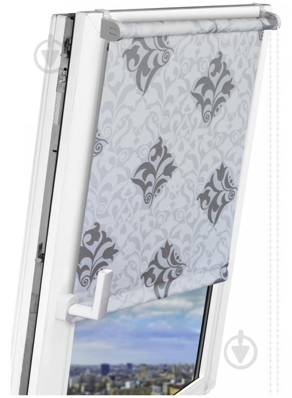 Ролета міні Delfa Футура 48x170 см біло-срібляста - фото 3