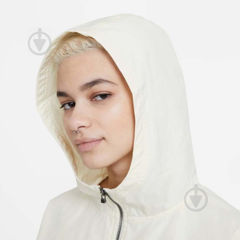 Вітрівка жіноча демісезонна Nike W NSW ICN CLSH JKT WR CANVAS CZ9328-113 р.XL бежева - фото 6