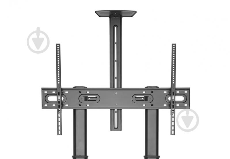 Мобильная подставка Gembird TVS-100T-02 с регулировкой высоты и колесиками наклонные 60"-100" черный - фото 4 Мобильная подставка Gembird TVS-100T-02 с регулировкой высоты и колесиками наклонные 60"-100" черный - фото 4