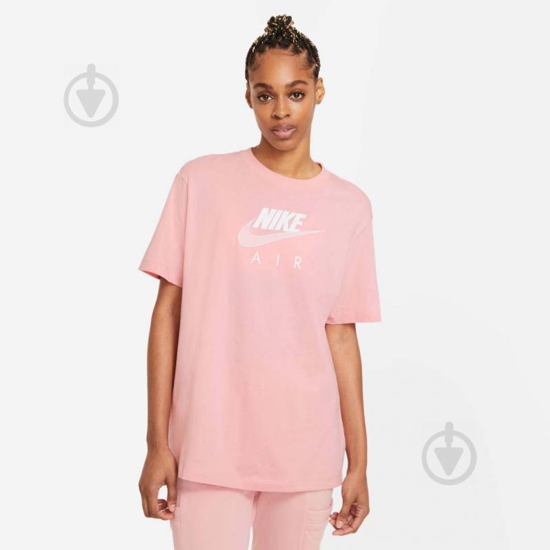 Футболка Nike W NSW AIR BF TOP CZ8614-630 р.XL светло-розовый - фото 1