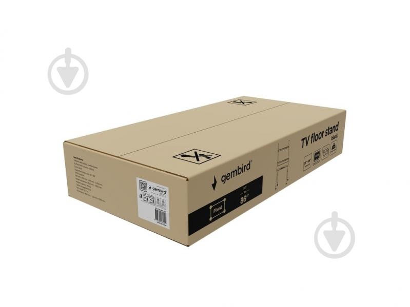 Мобильная подставка Gembird TVS-86F-02 55"-86" черный - фото 4