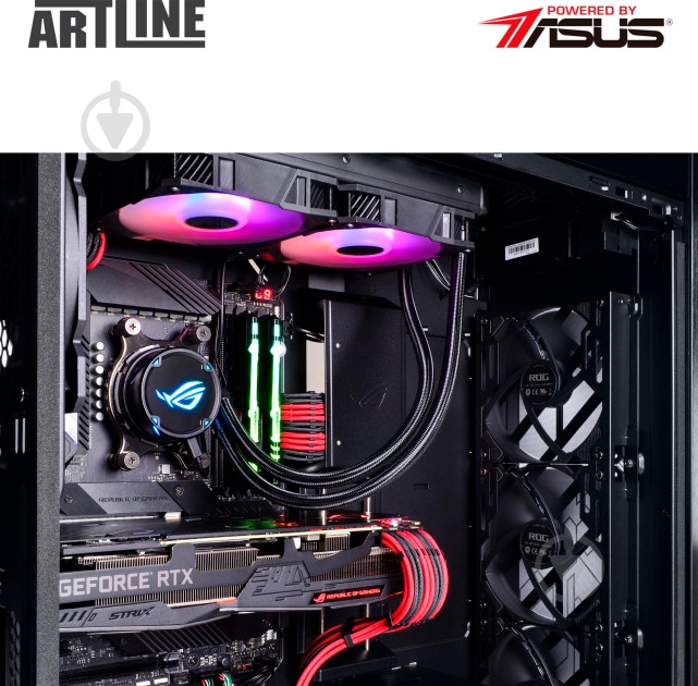 Компьютер персональный Artline Gaming STRIX (STRIXv31) black - фото 8
