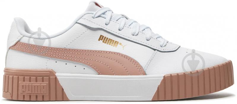 Кроссовки женские демисезонные Puma CARINA 2.0 38584924 р.36 бело-розовые - фото 1