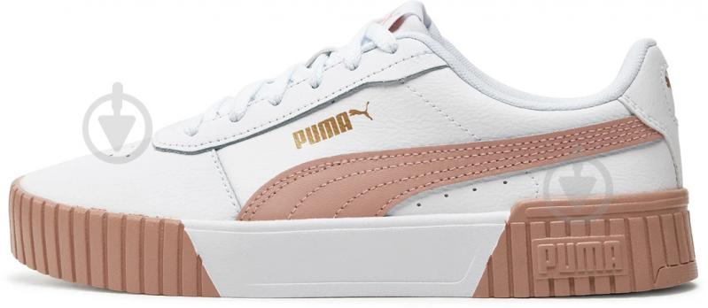 Кросівки жіночі демісезонні Puma CARINA 2.0 38584924 р.36 біло-рожеві - фото 2