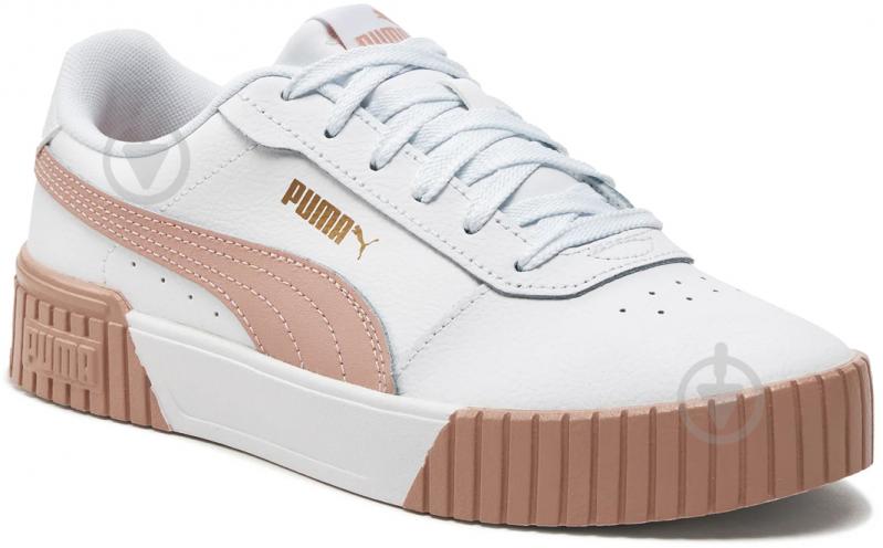 Кроссовки женские демисезонные Puma CARINA 2.0 38584924 р.36 бело-розовые - фото 3