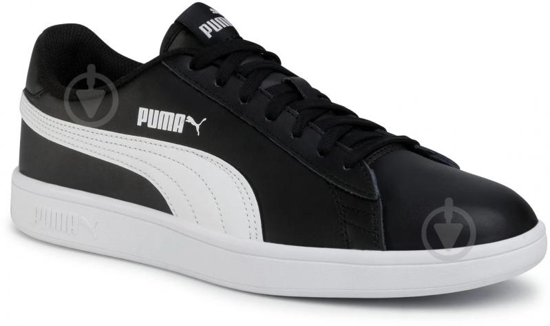 Кросівки чоловічі демісезонні Puma Puma Smash v2 L 36521504 р.43 чорно-білі - фото 2