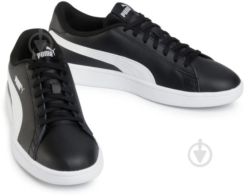 Кросівки чоловічі демісезонні Puma Puma Smash v2 L 36521504 р.43 чорно-білі - фото 4