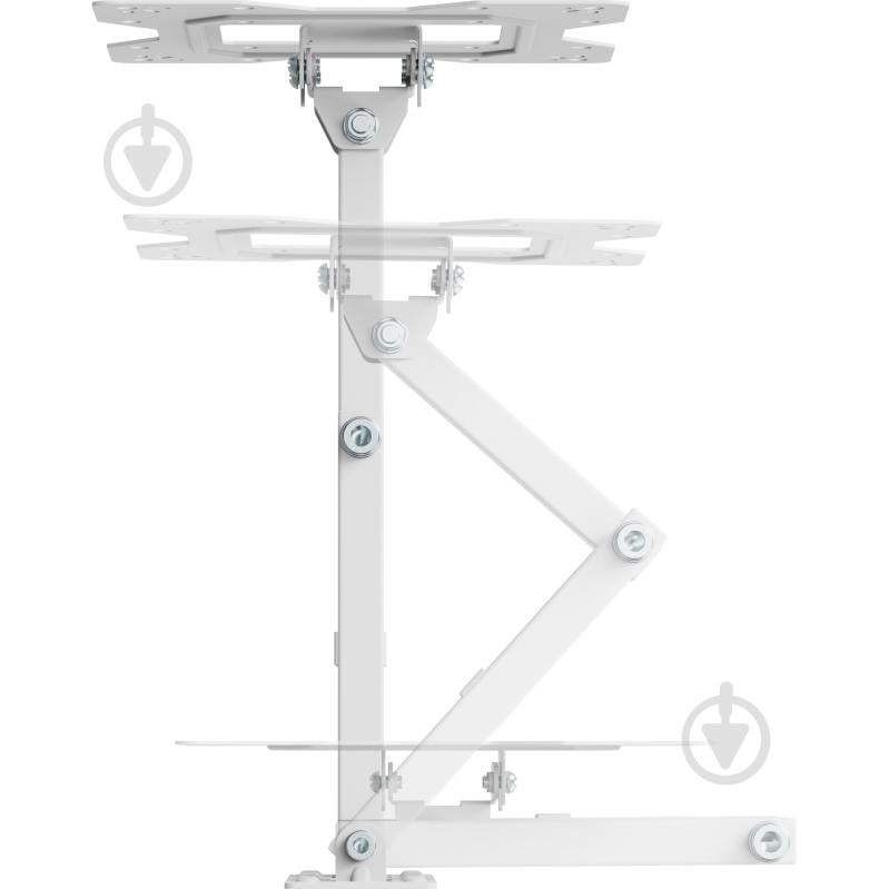 Кріплення для телевізора Kivi Motion-223W, 30кг, поворотно-похилі 23"-43" білий - фото 5