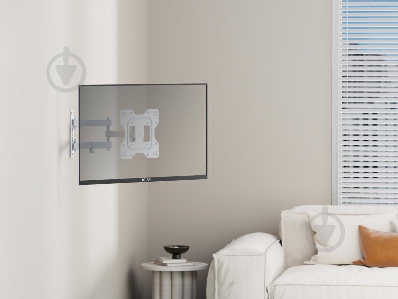 Кріплення для телевізора Kivi Motion-223W, 30кг, поворотно-похилі 23"-43" білий - фото 14