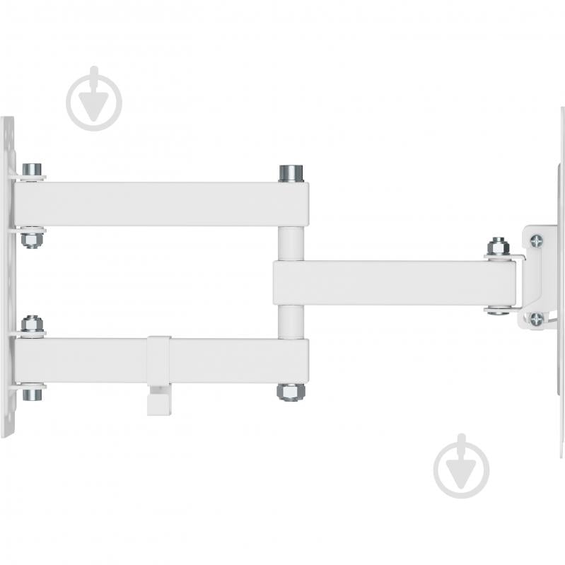 Кріплення для телевізора Kivi Motion-223W, 30кг, поворотно-похилі 23"-43" білий - фото 2
