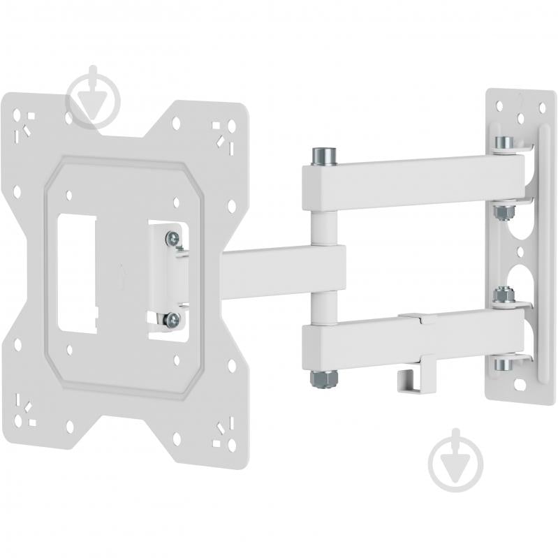 Кріплення для телевізора Kivi Motion-223W, 30кг, поворотно-похилі 23"-43" білий - фото 3