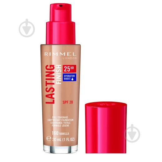 Тональная основа Rimmel London Lasting Finish 25H 160 30 мл - фото 1