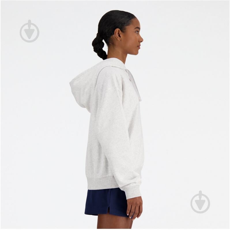 Джемпер New Balance Small Logo WT41507AHH р.L серый - фото 3 Джемпер New Balance Small Logo WT41507AHH р.L серый - фото 3