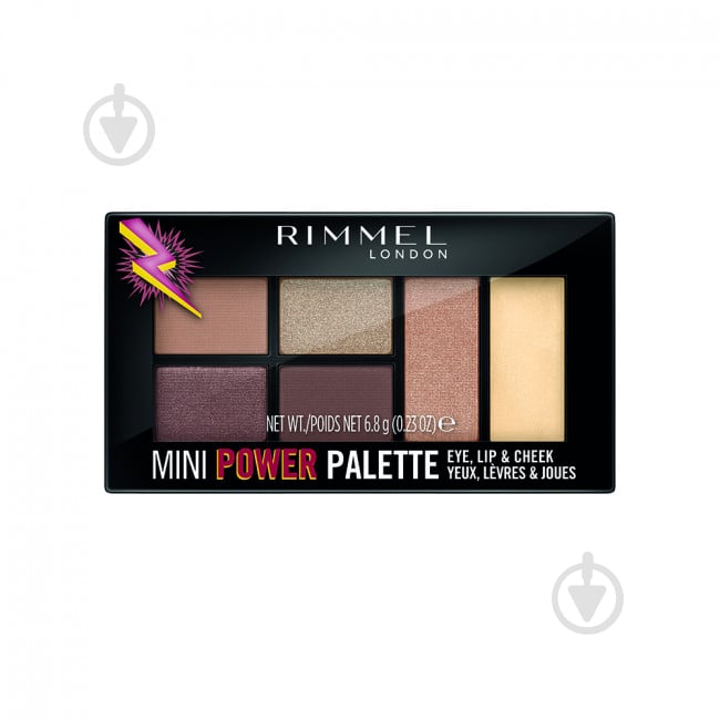 Палетка для глаз Rimmel Mini Power Palette 001 6,8 г - фото 1