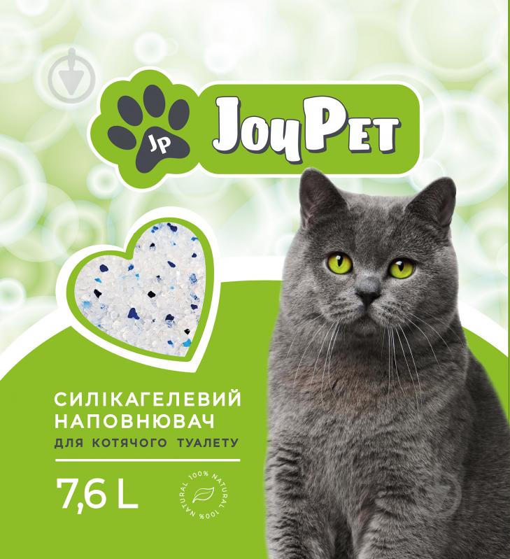 Наповнювач для котячого туалету JOYPET Силікагелевий 7,6 л 3,2 кг - фото 2