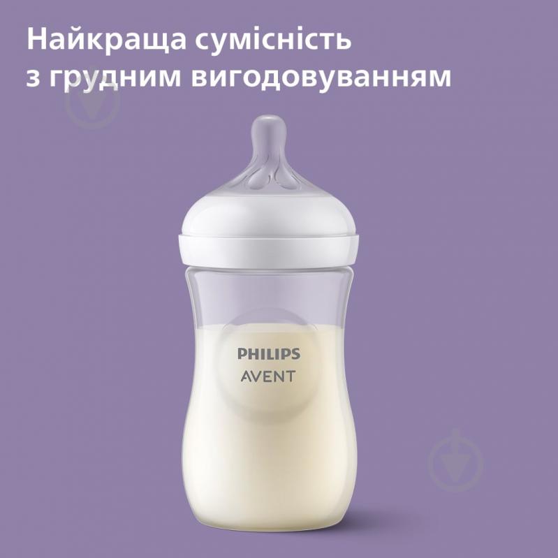 Пляшечка Philips Avent для годування Natural 260 мл Єдиноріг (SCF070/25) - фото 2