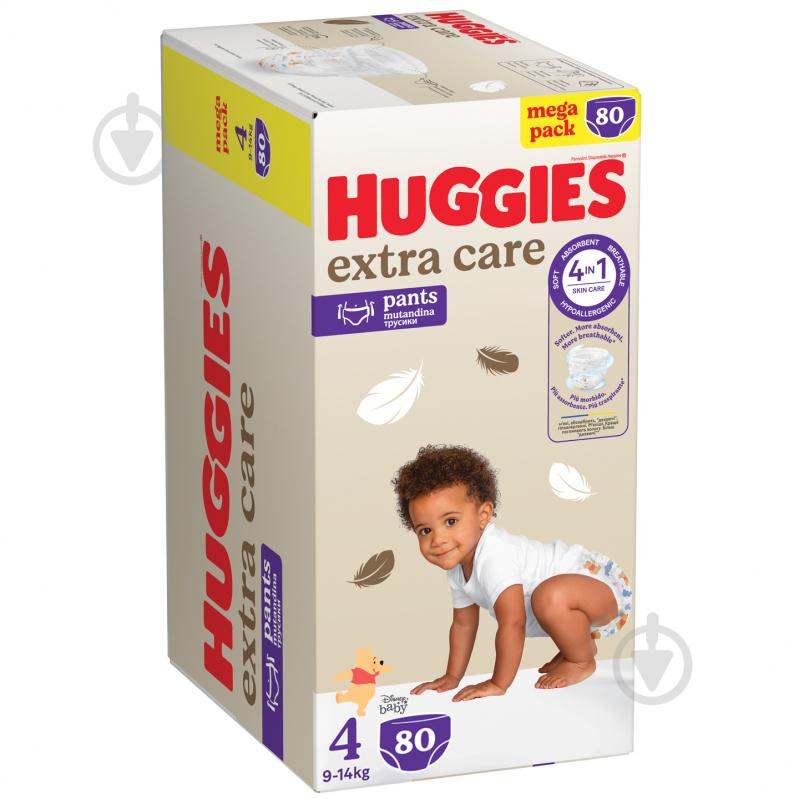 Huggies Підгузки-трусики Extra Care Pants Box (9-14 кг) 4 80 шт. - фото 2