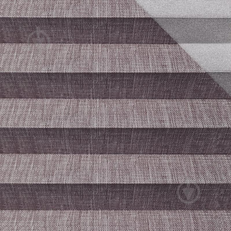 Штора-плиссе Rollotex ткань MELANGE TERMO 101х75 см коричневая - фото 2