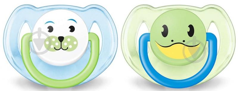 Пустышка ортодонтическая Philips Avent Кролик Трумен и его друзья 6-18 мес 2 шт SCF182/14 - фото 1 Пустышка ортодонтическая Philips Avent Кролик Трумен и его друзья 6-18 мес 2 шт SCF182/14 - фото 1