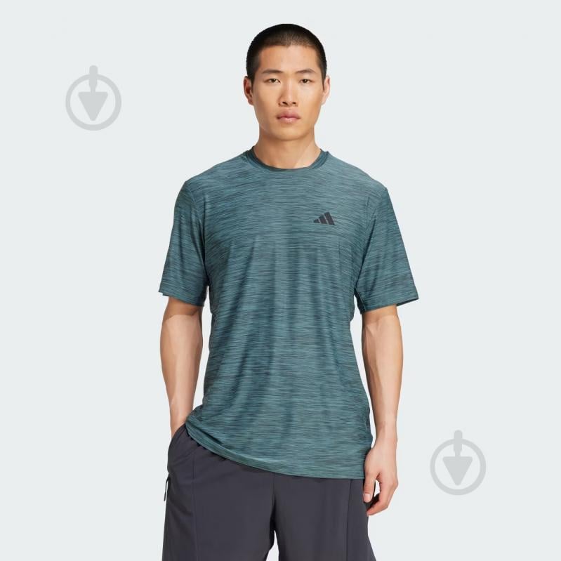 Футболка Adidas TR-ES STRETCH T KA7844 р.S зеленый - фото 1