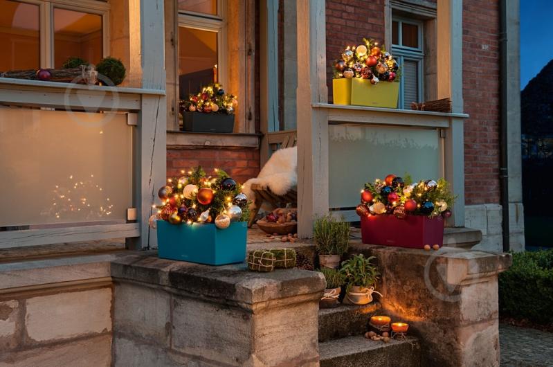 Кашпо Lechuza Balconera Color 50 прямокутний 8 л сірий (15673) - фото 10