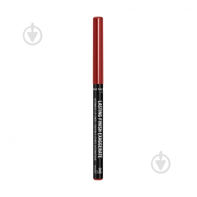 Карандаш для губ Rimmel London Lasting Finish Exaggerate (045) Epic Burgandy 0,35 г - фото 1