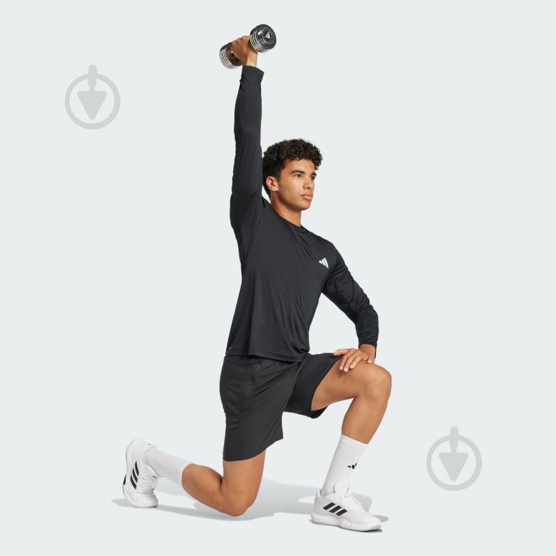 Футболка Adidas TR-ES STRE LS T JC7715 р.XL чорний - фото 5 Футболка Adidas TR-ES STRE LS T JC7715 р.XL чорний - фото 5