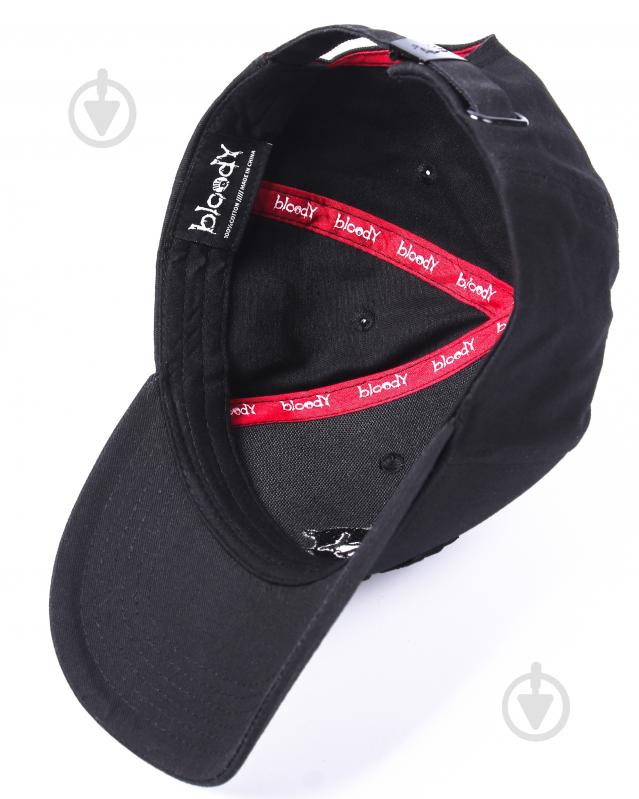 Бейсболка BLOODY FBDBSCAPBK р. one size черный - фото 3