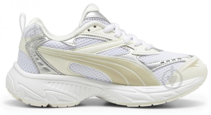 Кроссовки женские демисезонные Puma PUMA MORPHIC METALLIC WNS 39729801 р.37 бело-желтые - фото 2