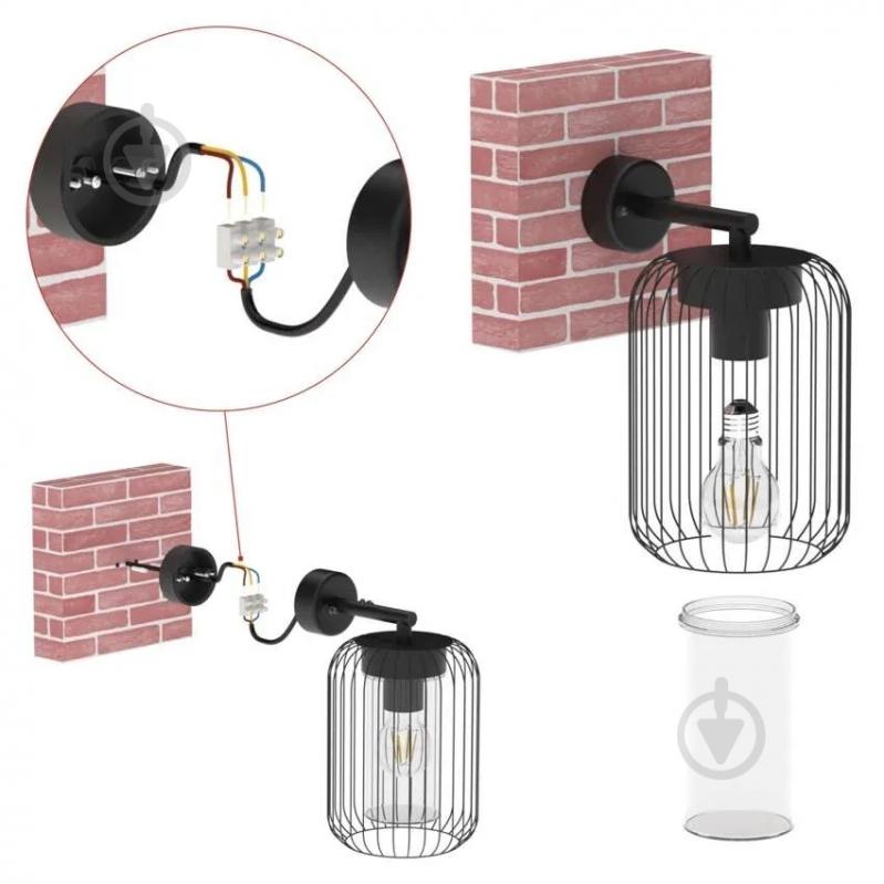 Светильник садовый Emos светодиодный настенный E27 15 Вт IP44 черный ZGD010P - фото 17 Светильник садовый Emos светодиодный настенный E27 15 Вт IP44 черный ZGD010P - фото 17