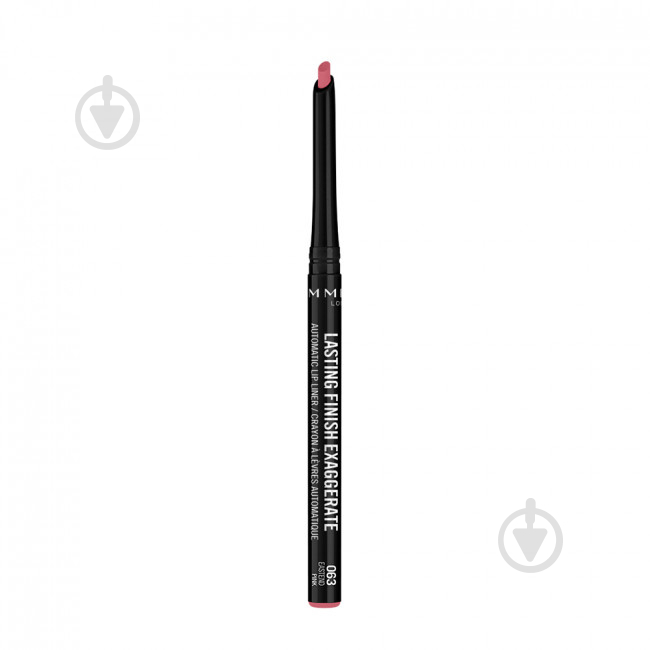 Олівець для губ Rimmel London Lasting Finish Exaggerate (063) Eastend Pink 0,35 г - фото 2