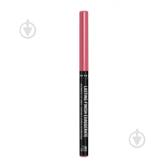 Олівець для губ Rimmel London Lasting Finish Exaggerate (063) Eastend Pink 0,35 г - фото 1