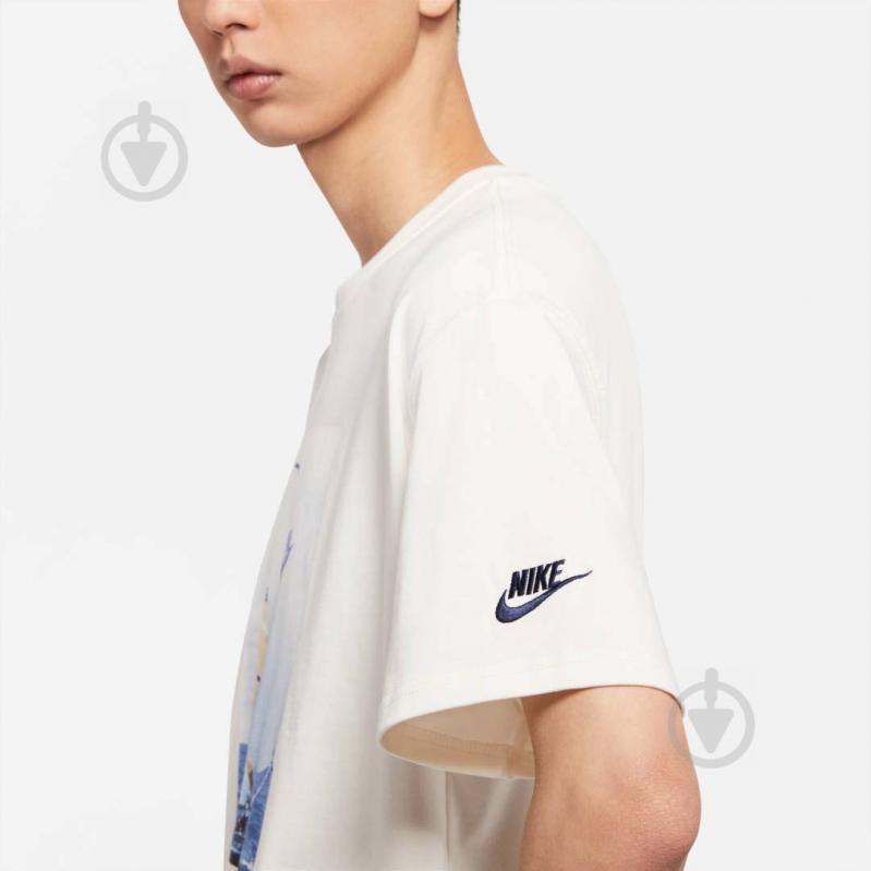 Футболка Nike M NSW TEE RE-ISSUE DA0939-133 р.S бежевий - фото 4