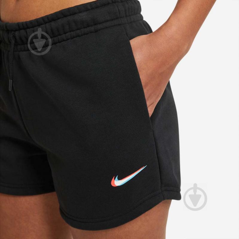 Шорты Nike W NSW ESSNTL SHORT PRNT DJ4129-010 р. L черный - фото 4